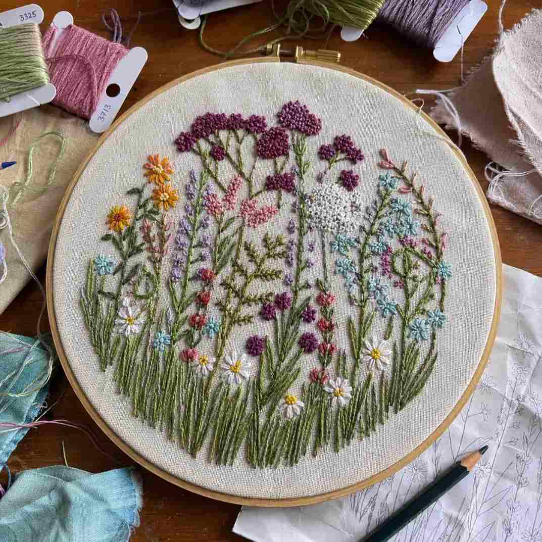 CraftHoop 3D Blossom Embroidery Kit