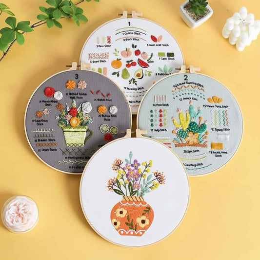 CraftHoop Fruity Florals Beginner Kit