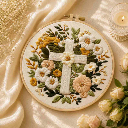 CraftHoop Sacred Nativity Embroidery Kits