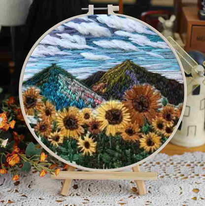 CraftHoop Landscape Embroidery Kit