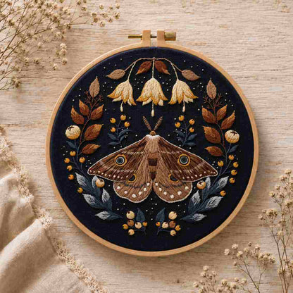 CraftHoop Moonlight Bugs Embroidery Kit
