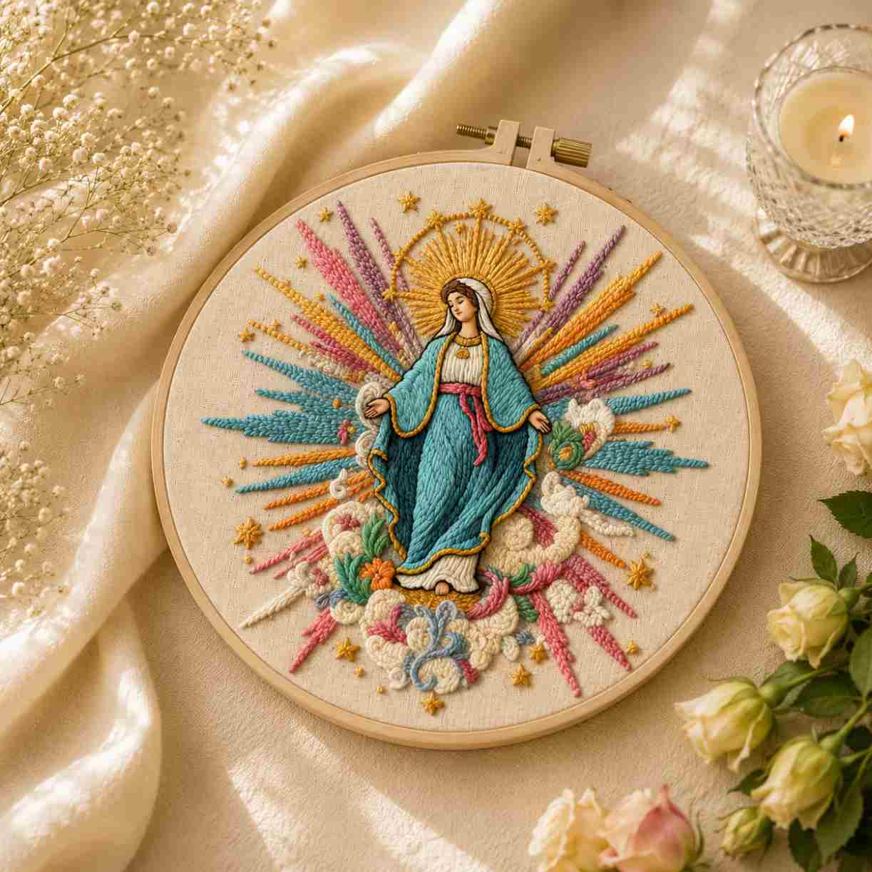 CraftHoop Sacred Nativity Embroidery Kits