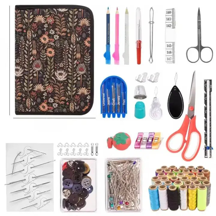 CraftHoop All-in-One Garden Blossom Sewing Set