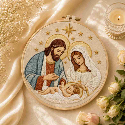 CraftHoop Sacred Nativity Embroidery Kits