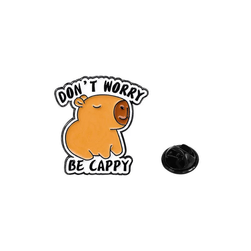 CraftHoop Capybara Charm Pins Set