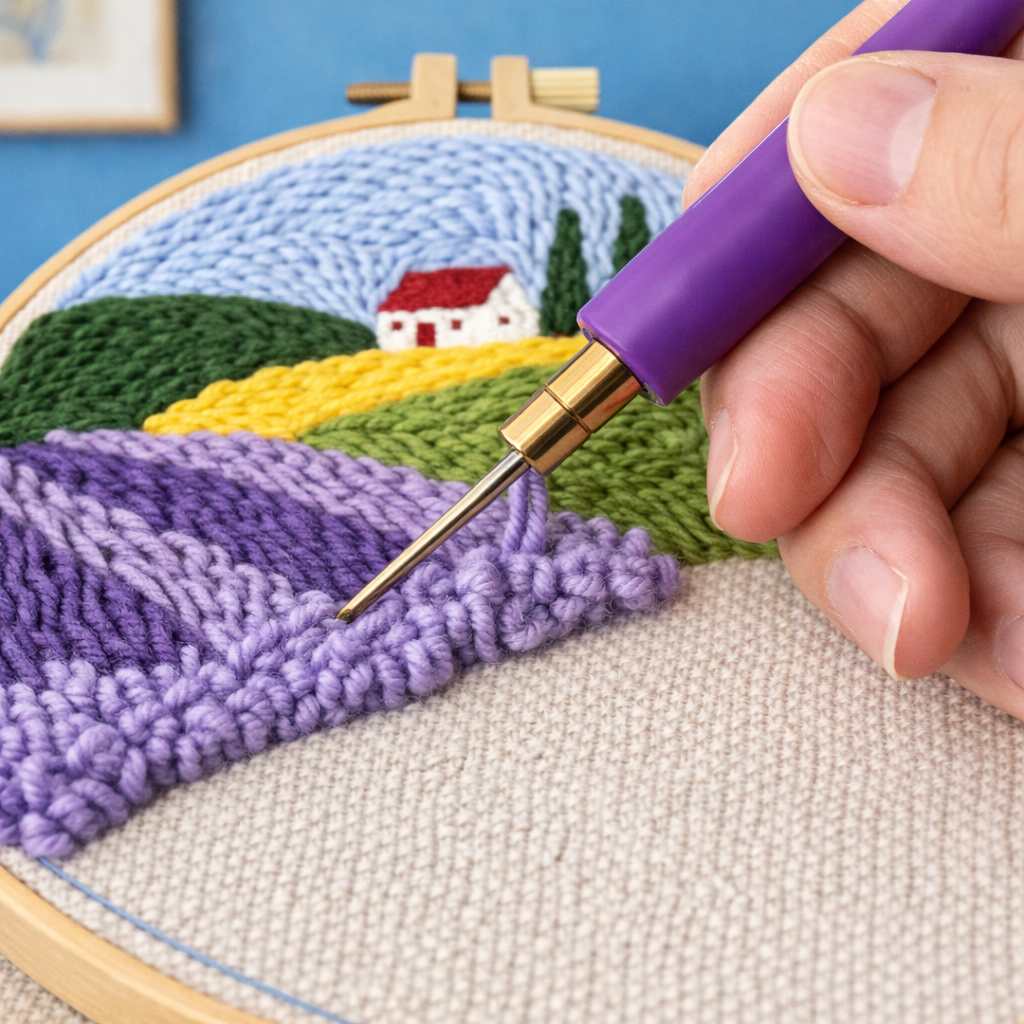 CraftHoop European Getaway Punch Needle Kit