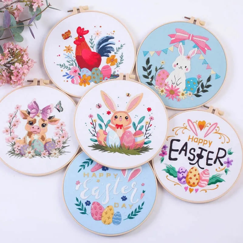 CraftHoop Easter Joy Embroidery Kit