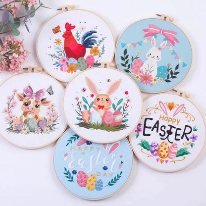 CraftHoop Easter Joy Embroidery Kit