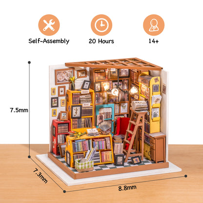 CraftHoop 3D Miniature Storybook Library Kit
