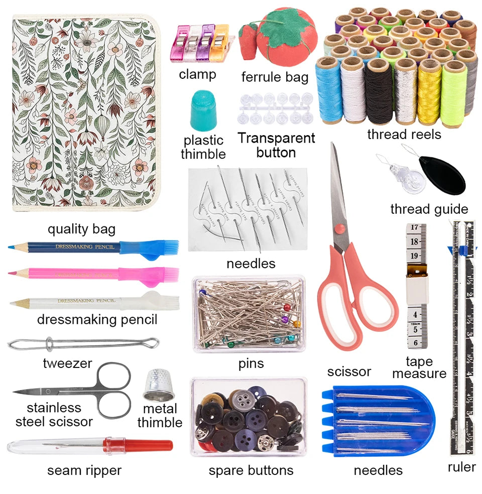 CraftHoop All-in-One Garden Blossom Sewing Set