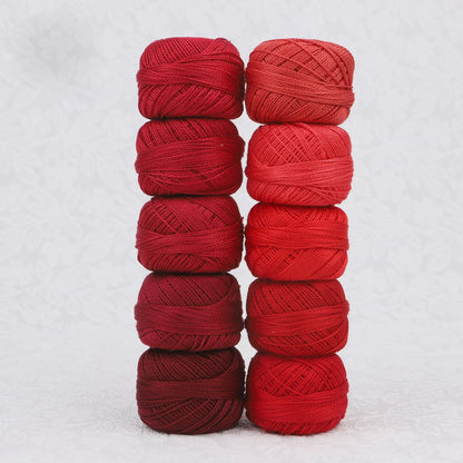 CraftHoop Egyptian Cotton Crochet & Embroidery Thread – 10 Pack