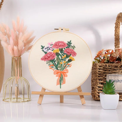 CraftHoop Mother’s Day Love Embroidery Kit