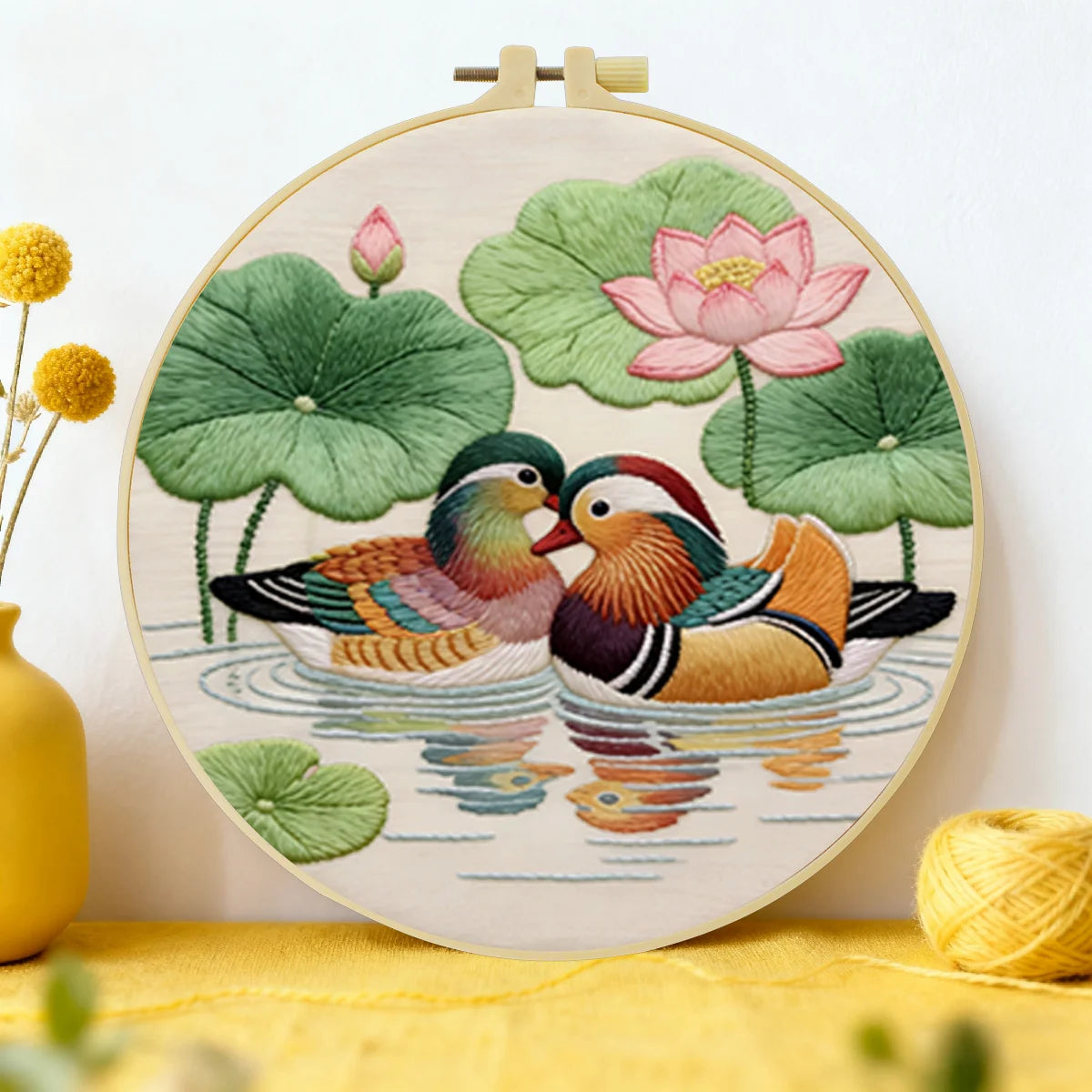 CraftHoop Peaceful Duck Embroidery Kit