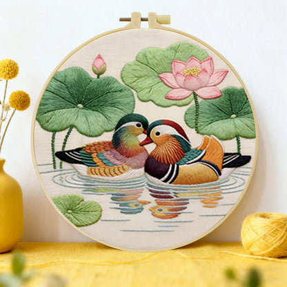 CraftHoop Peaceful Duck Embroidery Kit