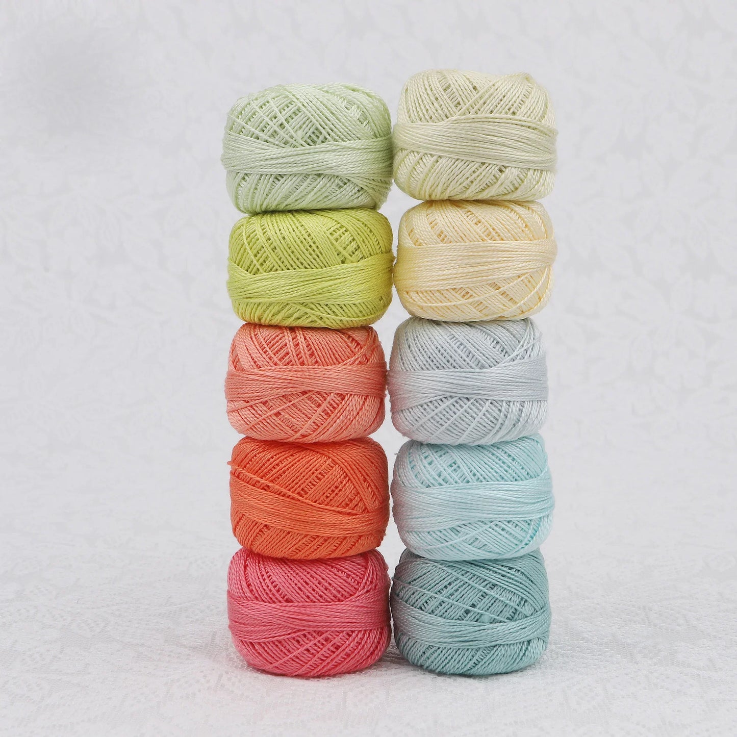 CraftHoop Egyptian Cotton Crochet & Embroidery Thread – 10 Pack