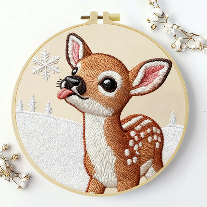 CraftHoop Deer Harmony Embroidery Kit