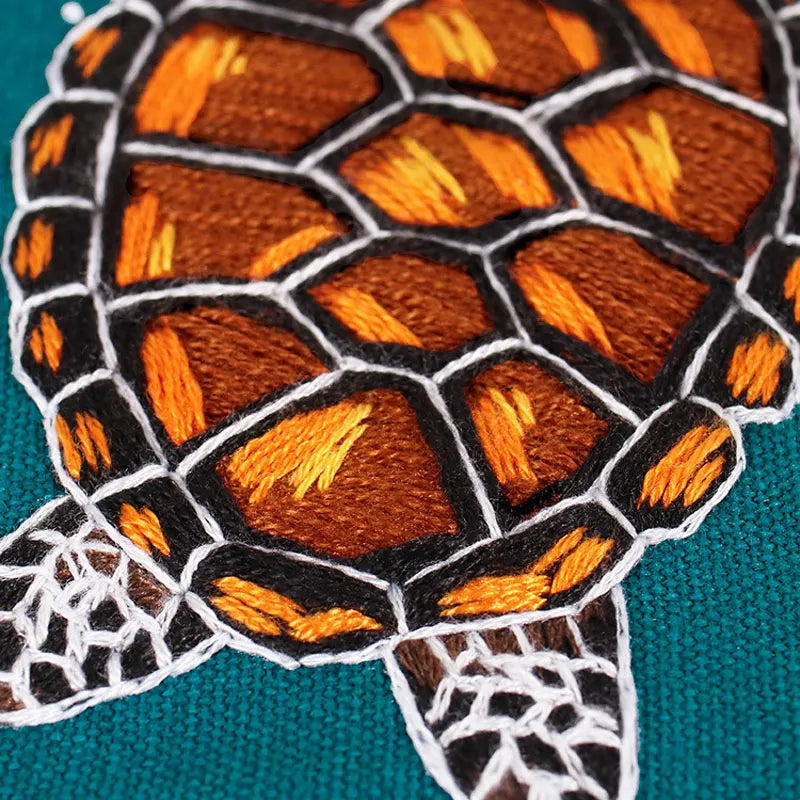 CraftHoop Marine Life Embroidery Kit