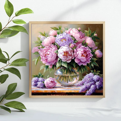 CraftHoop Vintage Floral Vase Cross Stitch Kit