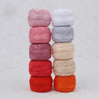 CraftHoop Egyptian Cotton Crochet & Embroidery Thread – 10 Pack