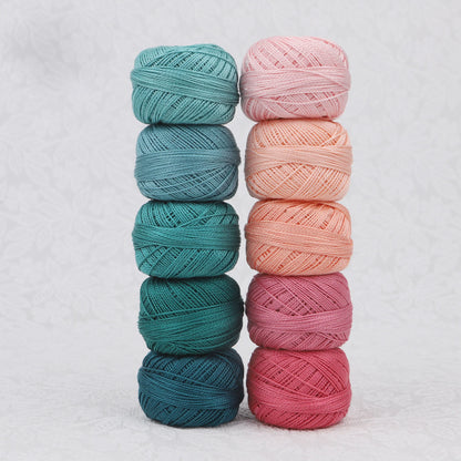 CraftHoop Egyptian Cotton Crochet & Embroidery Thread – 10 Pack