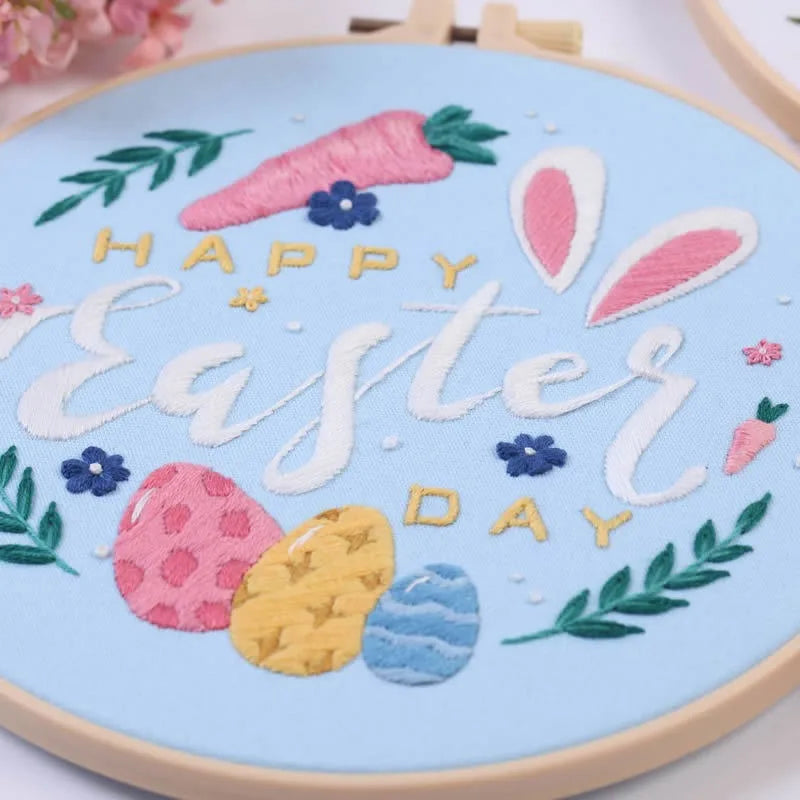 CraftHoop Easter Joy Embroidery Kit