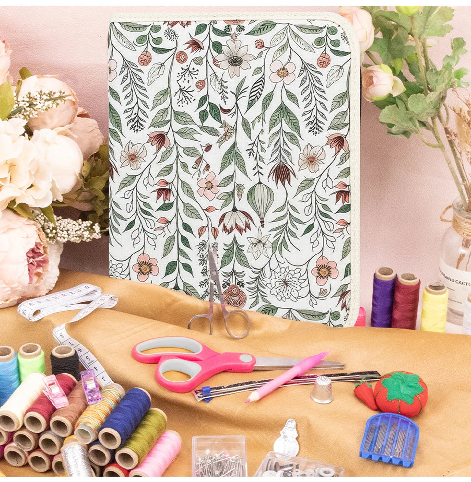 CraftHoop All-in-One Garden Blossom Sewing Set