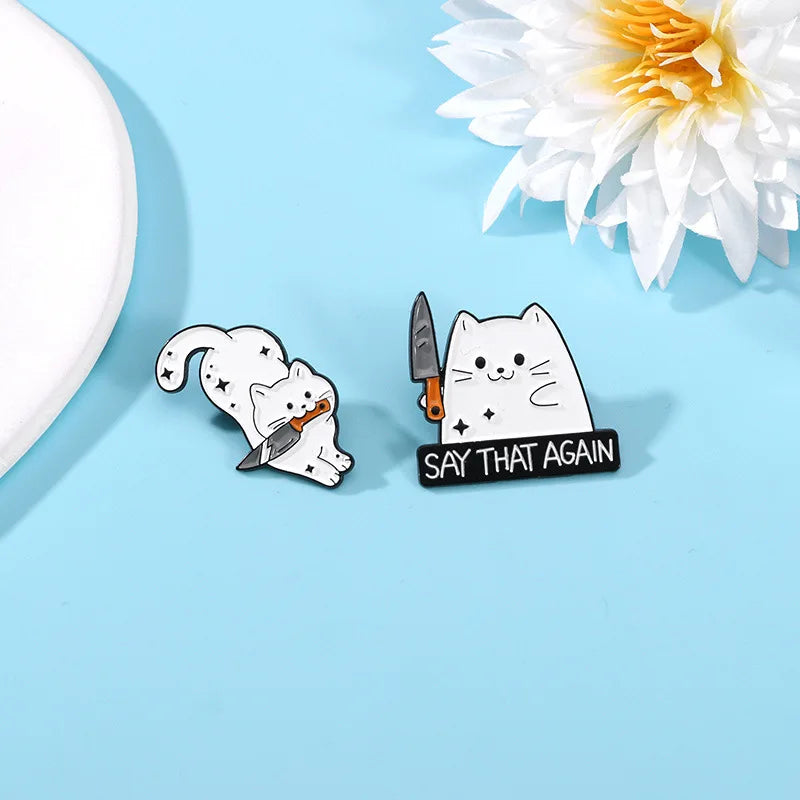 CraftHoop Spicy Kitty Pins