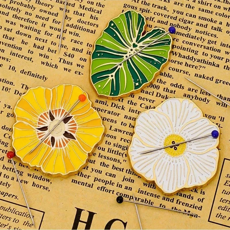 Magnetic Needle Holder: Flowers