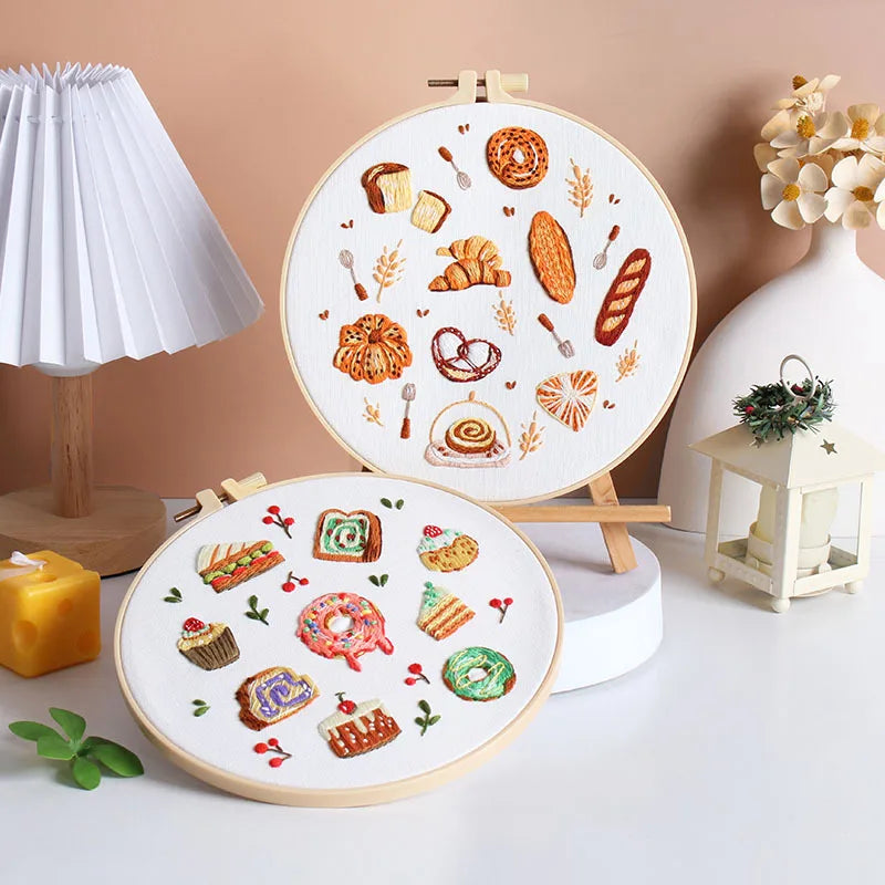 CraftHoop Treats & Bakes Embroidery Kit