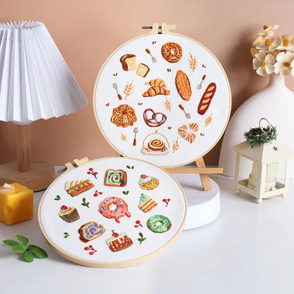 CraftHoop Treats & Bakes Embroidery Kit