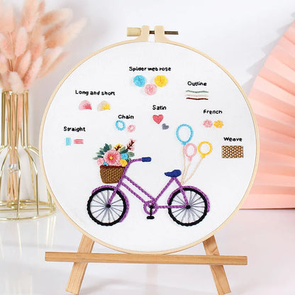 CraftHoop 3-Piece Fun Beginner Embroidery Set for Kids