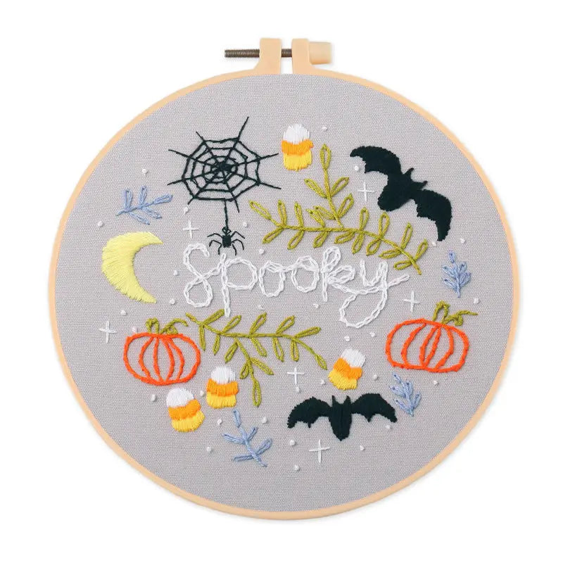 CraftHoop Halloween Spirit Embroidery Kit