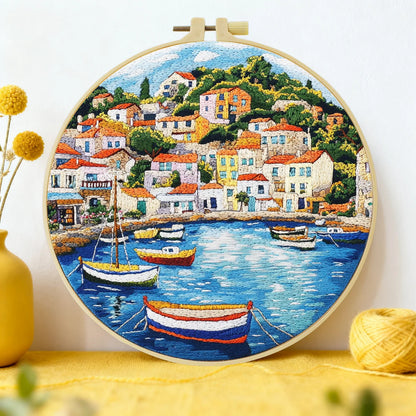 CraftHoop Italian Riviera Embroidery Kits