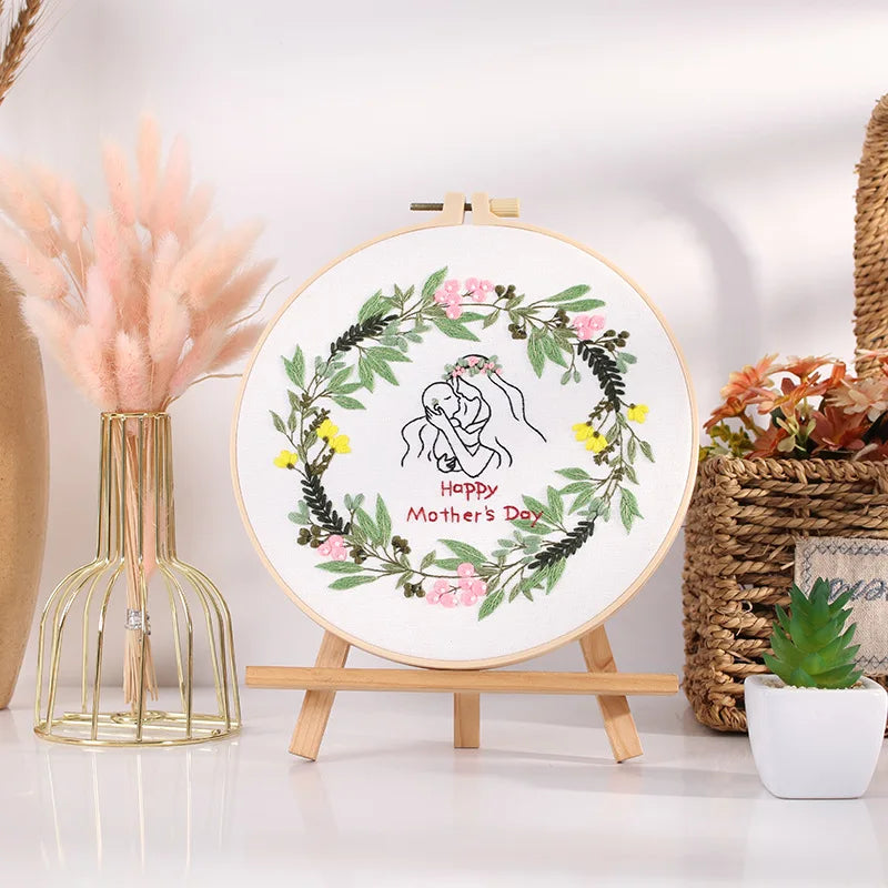 CraftHoop Mother’s Day Love Embroidery Kit