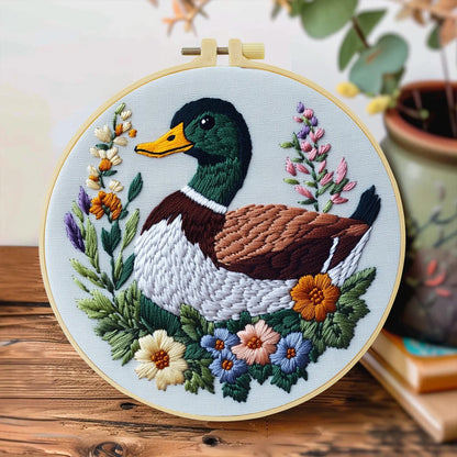CraftHoop Peaceful Duck Embroidery Kit