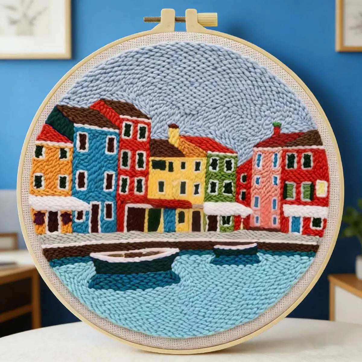 CraftHoop European Getaway Punch Needle Kit