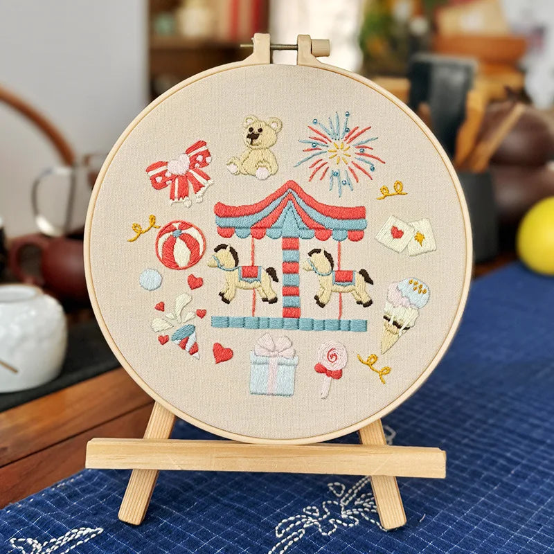 CraftHoop Magic Carnival Embroidery Kit