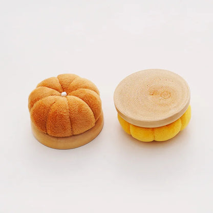 CraftHoop Wooden Pumpkin Pin Cushion