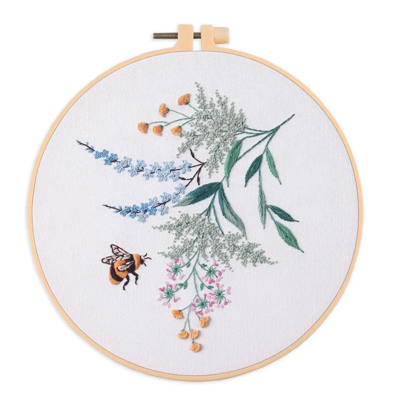 CraftHoop Bee & Bloom Embroidery Kit