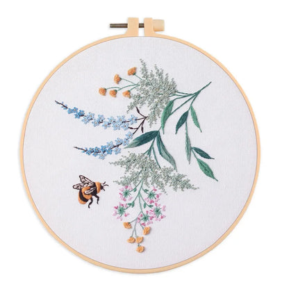 CraftHoop Bee & Bloom Embroidery Kit