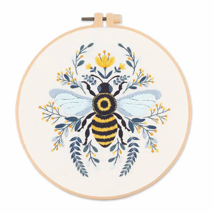CraftHoop Bloom & Bee Embroidery Kit