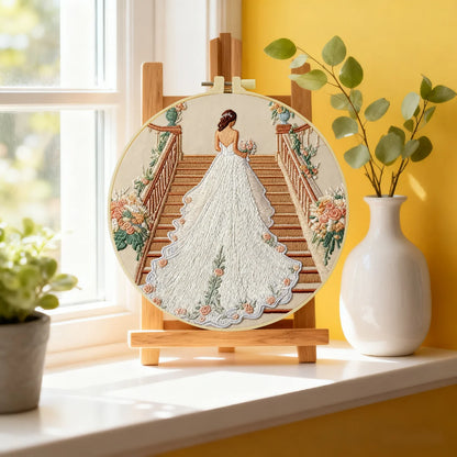 CraftHoop Wedding Love Story Embroidery Kit