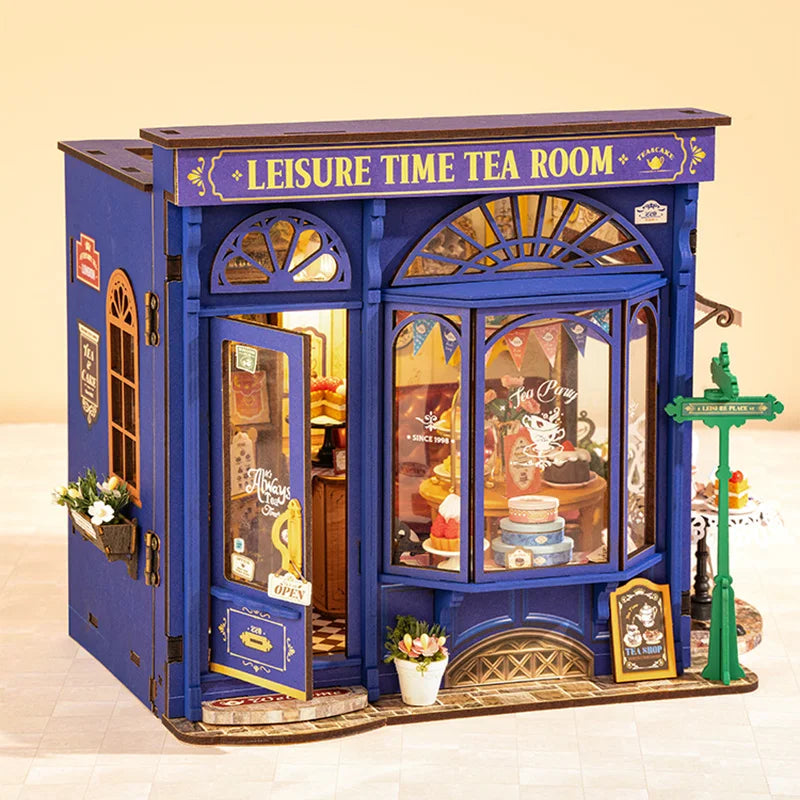 Leisure Time 3D Tea Room DIY Miniature Kit