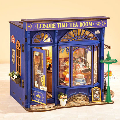 Leisure Time 3D Tea Room DIY Miniature Kit