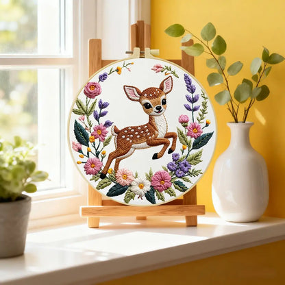 CraftHoop Deer Harmony Embroidery Kit