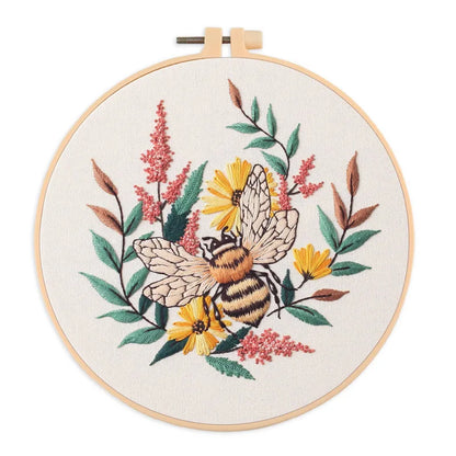 CraftHoop Bee & Bloom Embroidery Kit