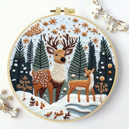 CraftHoop Deer Harmony Embroidery Kit