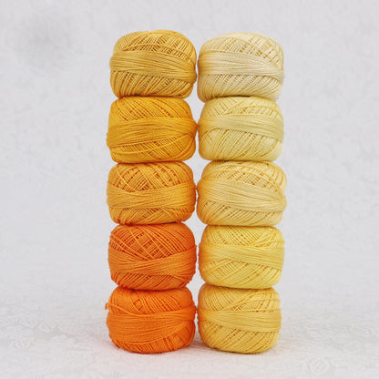 CraftHoop Egyptian Cotton Crochet & Embroidery Thread – 10 Pack