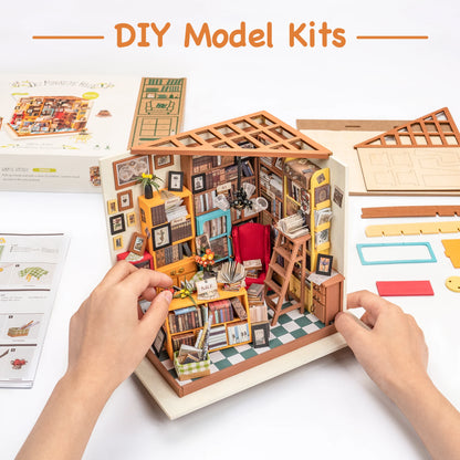 CraftHoop 3D Miniature Storybook Library Kit