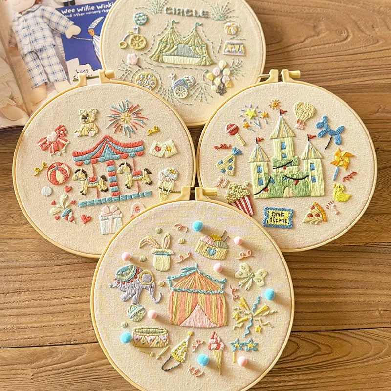 CraftHoop Magic Carnival Embroidery Kit